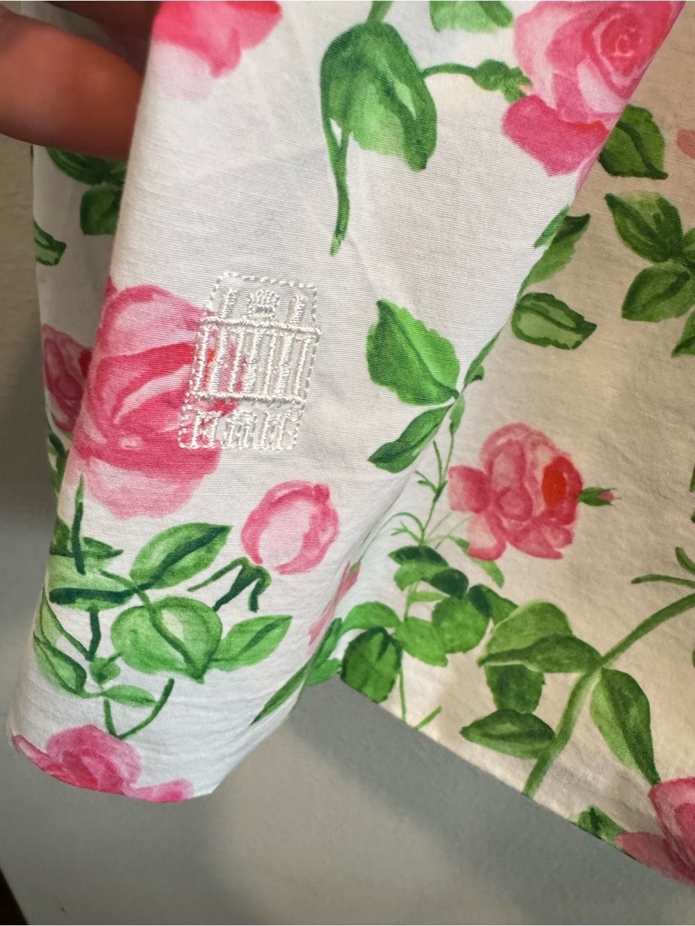 Hill House The Ellie Nap Dress In Pink Roses Medium Garden Weeding Tea Party - Picture 8 of 10